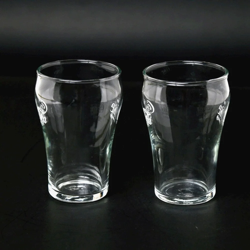 COCA-COLA Coke‎ Glasses Small Glass White Lettering